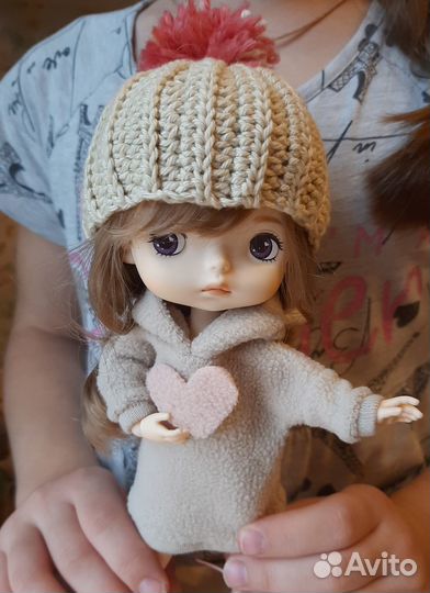 Шапка шарф для куклы monst, paola.рейна. Барби