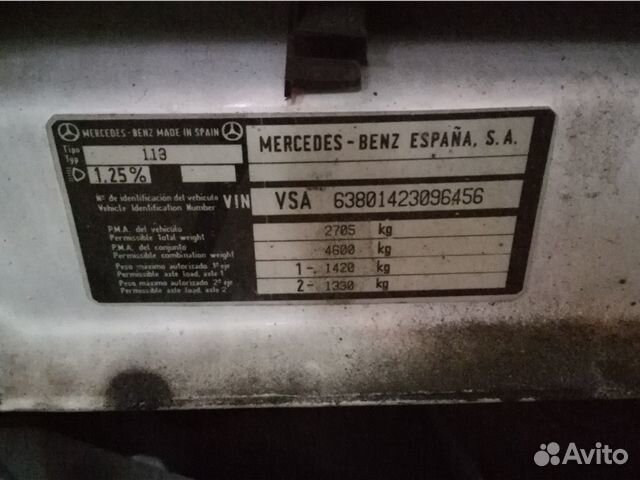 Разбор на запчасти Mercedes Vito W638