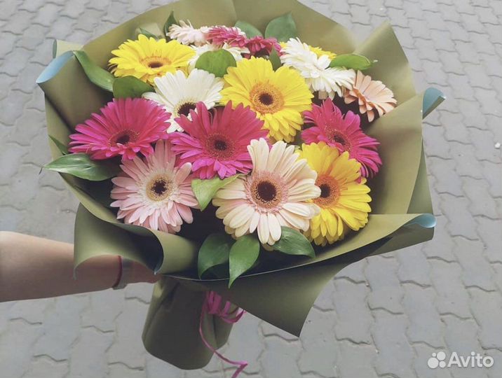 Цветы букеты герберы с доставкой