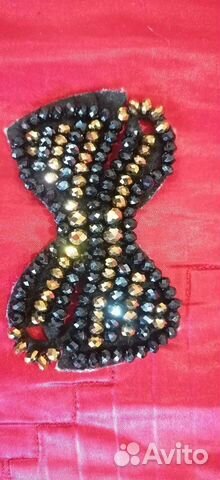 Бабочка расшитая бусинами