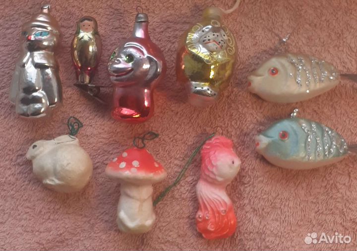 Елочные игрушки СССР одним лотом