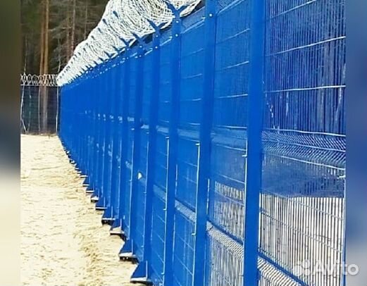 Забор из 3д сетки