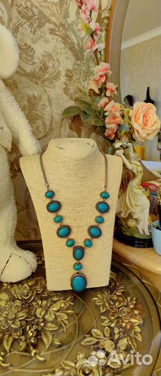 Колье бирюза