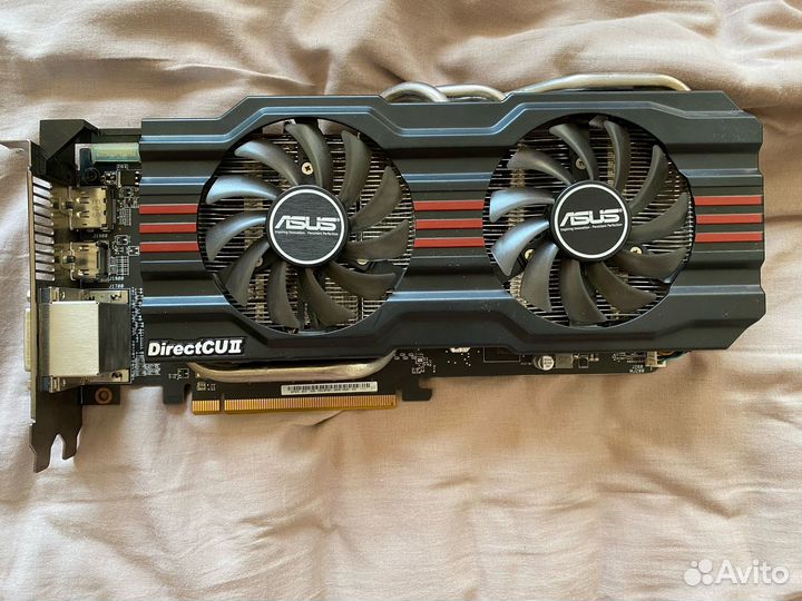 Видеокарта Asus HD7870-DC2TG-2GD5-V2 на запчасти
