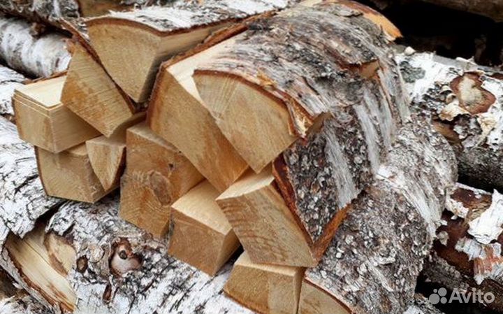 Дрова березовые колотые Самовывозом