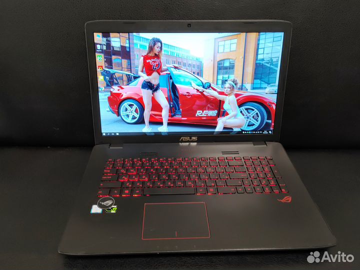 Игровой Asus ROG 17.3 full HD/ i5-6300HQ/GTX 960M