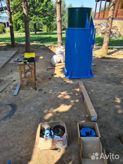 Обустройство скважины с кессоном