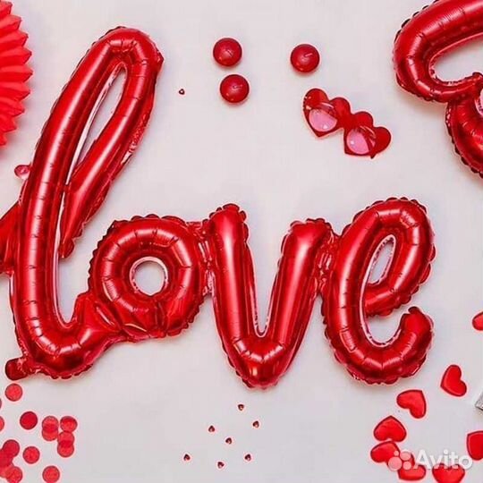 Воздушный шарик love