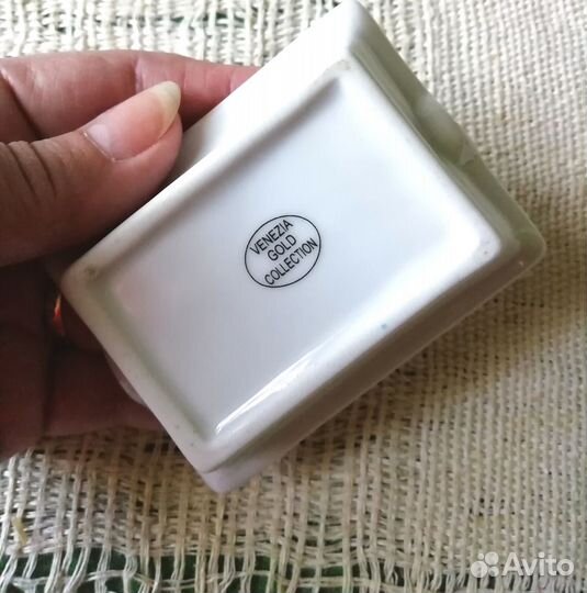 Миниатюрки пепельница, сахарница, винтаж, фарфор