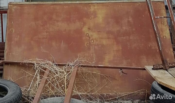 Ворота гаражные металлические бу