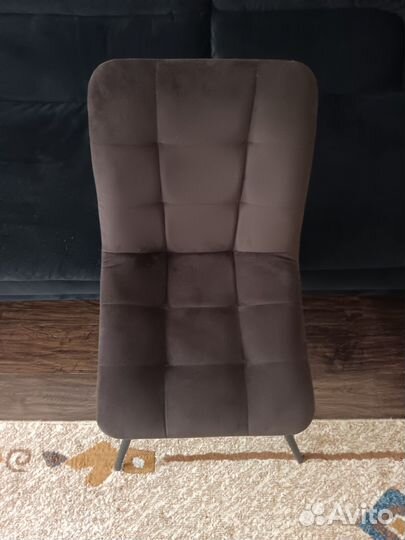 Стулья Фред 4шт.(черный муар / коричневый)