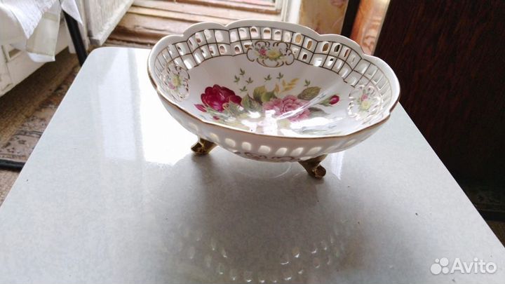 Винтажная ваза для фруктов (Англия )