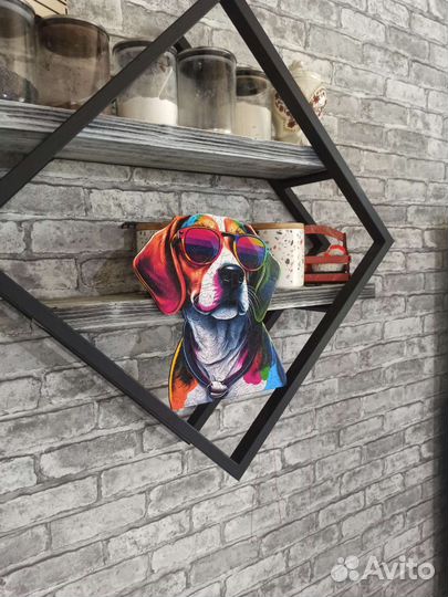 Арт пазл собака