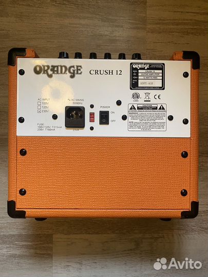 Комбоусилитель Orange crush 12