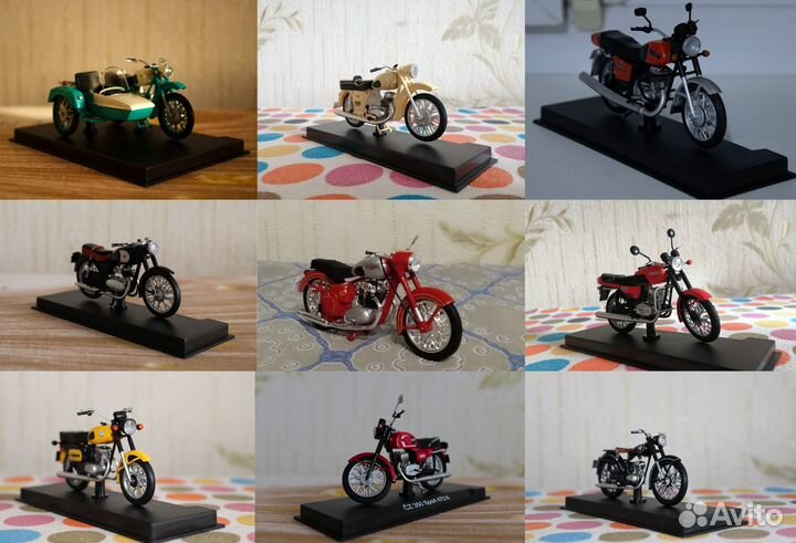 Модели мотоциклов 1:24 Modimio