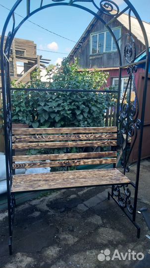 Скамья садовая и стол