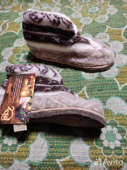 Меховые тапки мужские