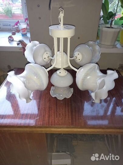 Люстра потолочная бу