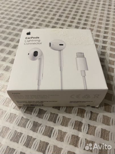 Наушники apple earpods lightning оригинальные