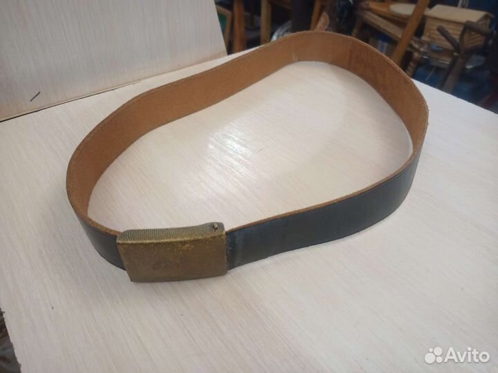 Ремень кожаный армейский