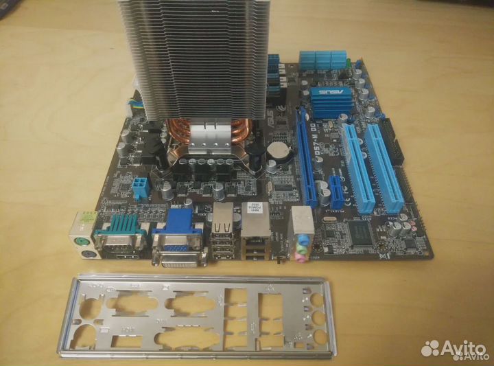 Материнка Asus P7Q57-M / LGA1156 + Core i7 860