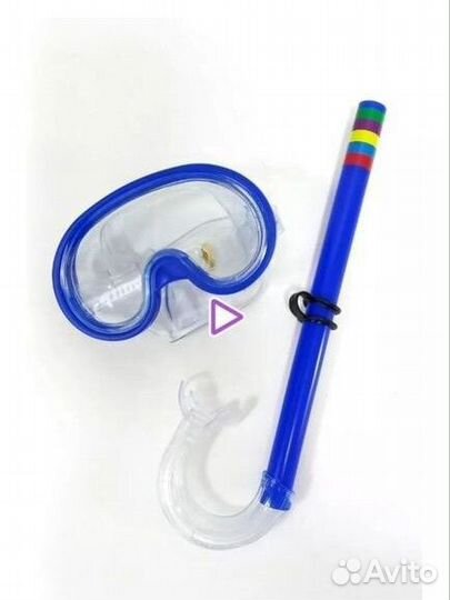 Маска для подводного плавания с трубкой