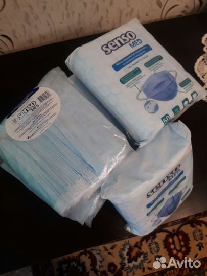 Маска медецинская одноразовая