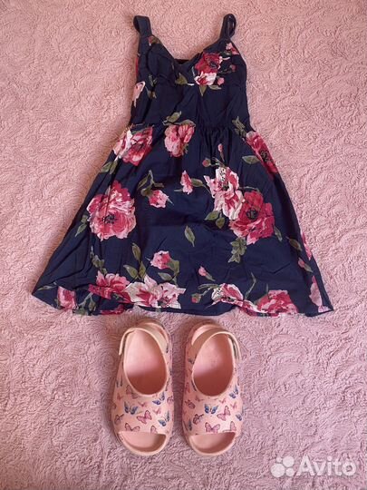 Одежда для девочки 122 128 Zara H&M