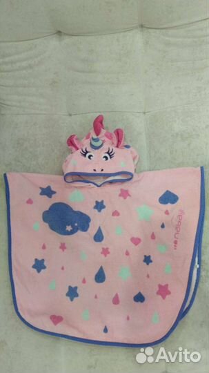 Полотенце детское nabaiji единорог розовый