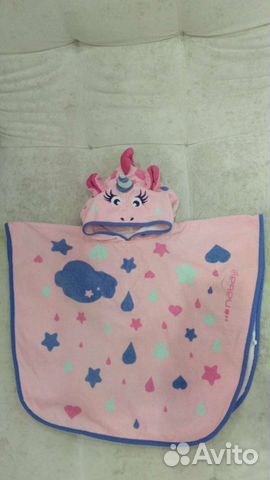 Полотенце детское nabaiji единорог розовый