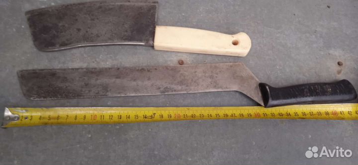 Топор для мяса, и нож для сыра СССР