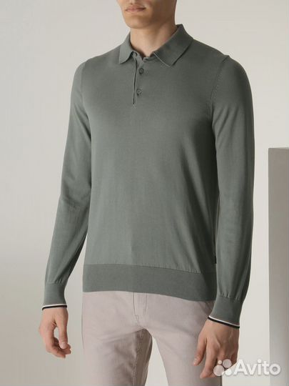 Поло хлопковое Boss