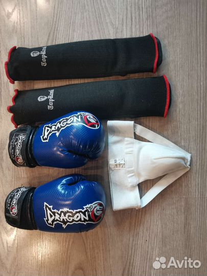 Перчатки для mma детские, защита голени