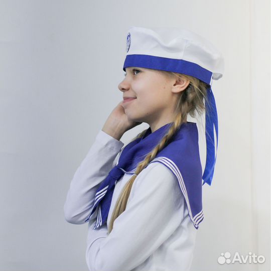 Детская форма, набор бескозырка + гюйс