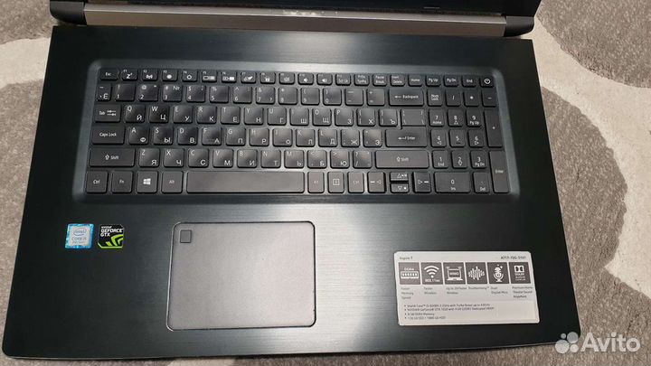 Игровой ноутбук Acer Aspire 7