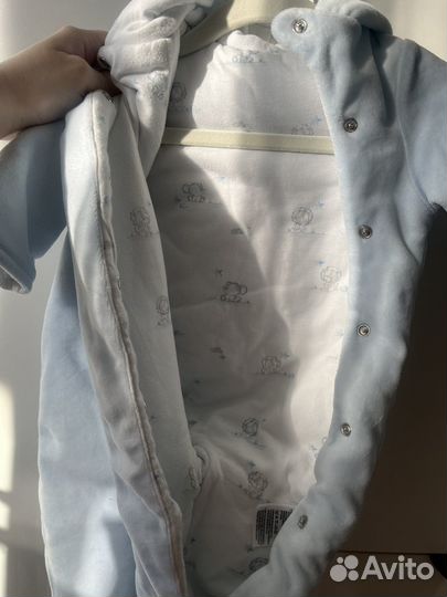 Комбенизон утепленный 62см на мальчика