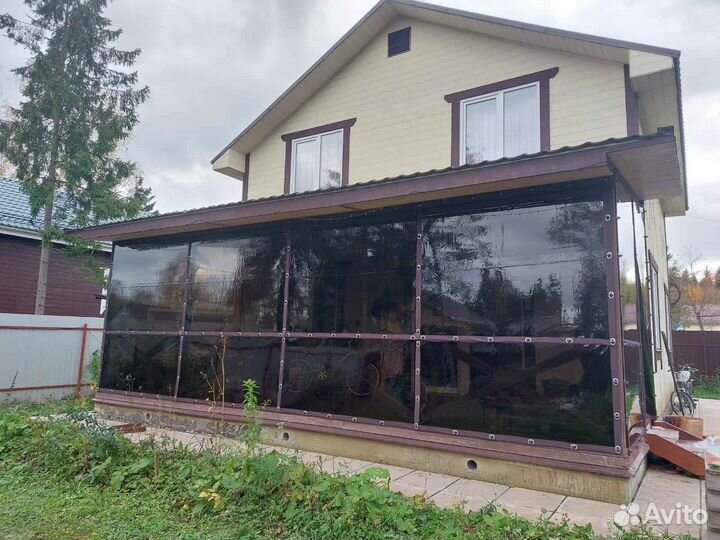 Мягкие окна с открывающимися створками