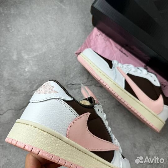 Кроссовки Air Jordan Air 1 Low x Travis Scott Dark