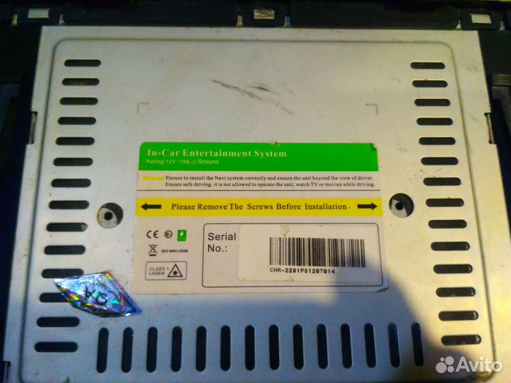 Штатная магнитола на Toyota Prius 2014 г.в