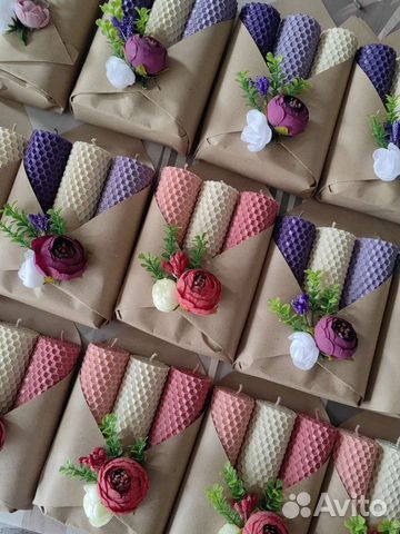 Наборы свечей ручной работы