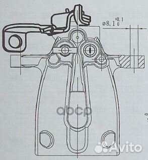 CF084709 trialli Суппорт торм. Kia Ceed (12) /Pro