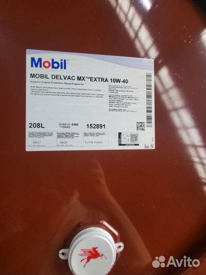 Моторное масло Mobil Delvac Extra 10W40