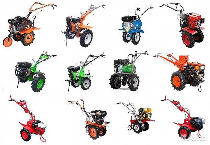 Продажа мотоблоков, компонентов, запчастей