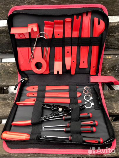 Набор для снятия обшивки молдингов клипс не бу