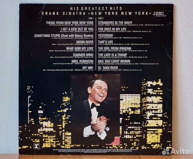 Frank Sinatra – His Greatest Hits (винил, LP)