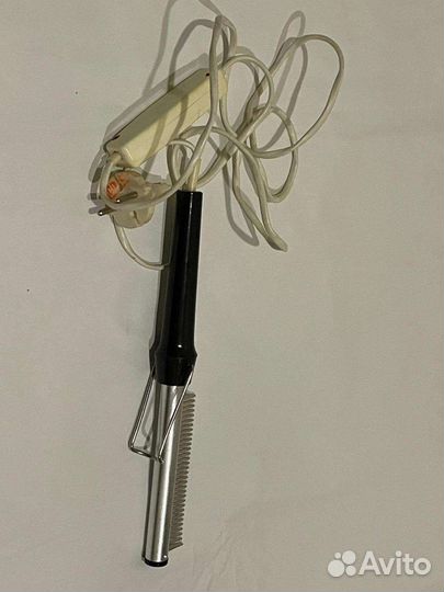 Плойка для волос советская,с расчёсткой