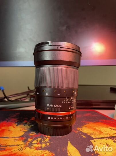 Объектив samyang 35mm f/1.4 as umc