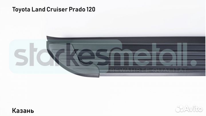 Пороги подножки Toyota Land Cruiser Prado 120 Village