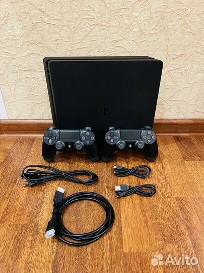 Sony PS4 Slim+478игр и 2джойстика