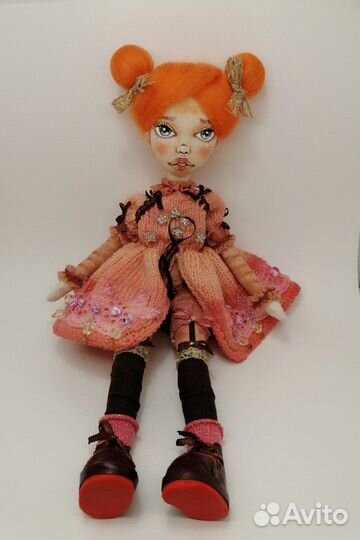 Кукла ручной работы, интерьерная